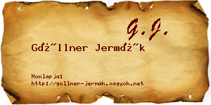 Göllner Jermák névjegykártya